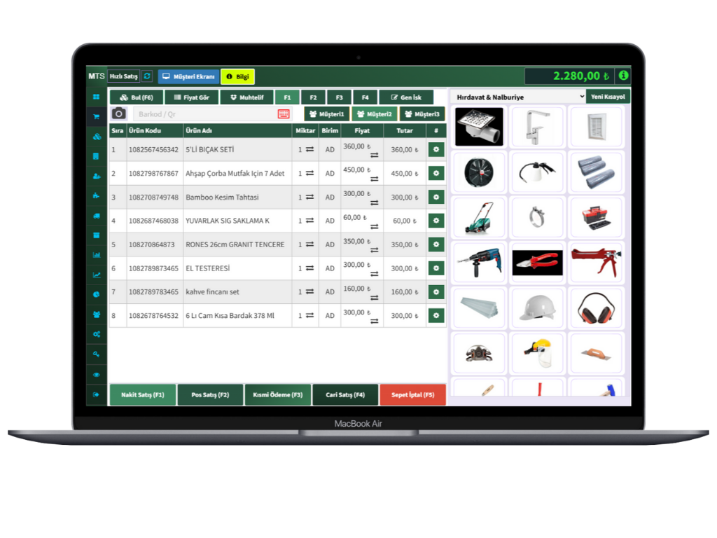 Barkodlu satış sistemi